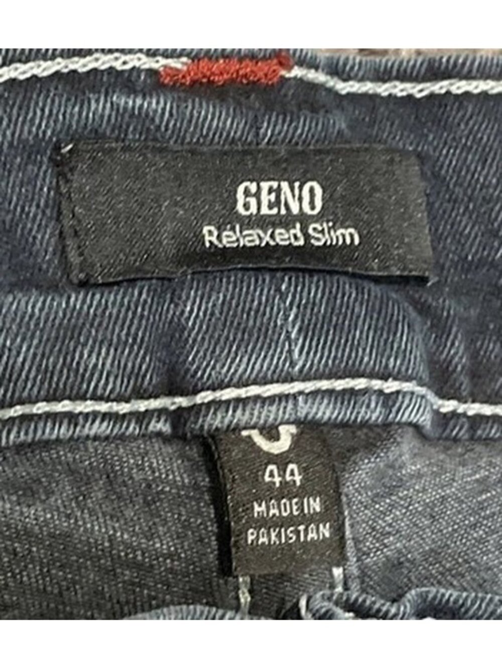 True Religion Geno Relaxed Slim Blue Men's Jeans Size 44x30
